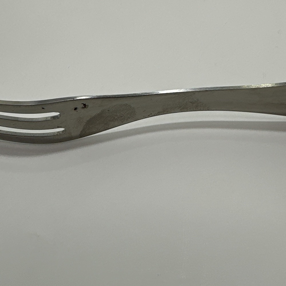 Vintage Cutco 1726 Serving Fork Classic Brown Orange Handle USA Stainless Steel - Picture 8 of 10